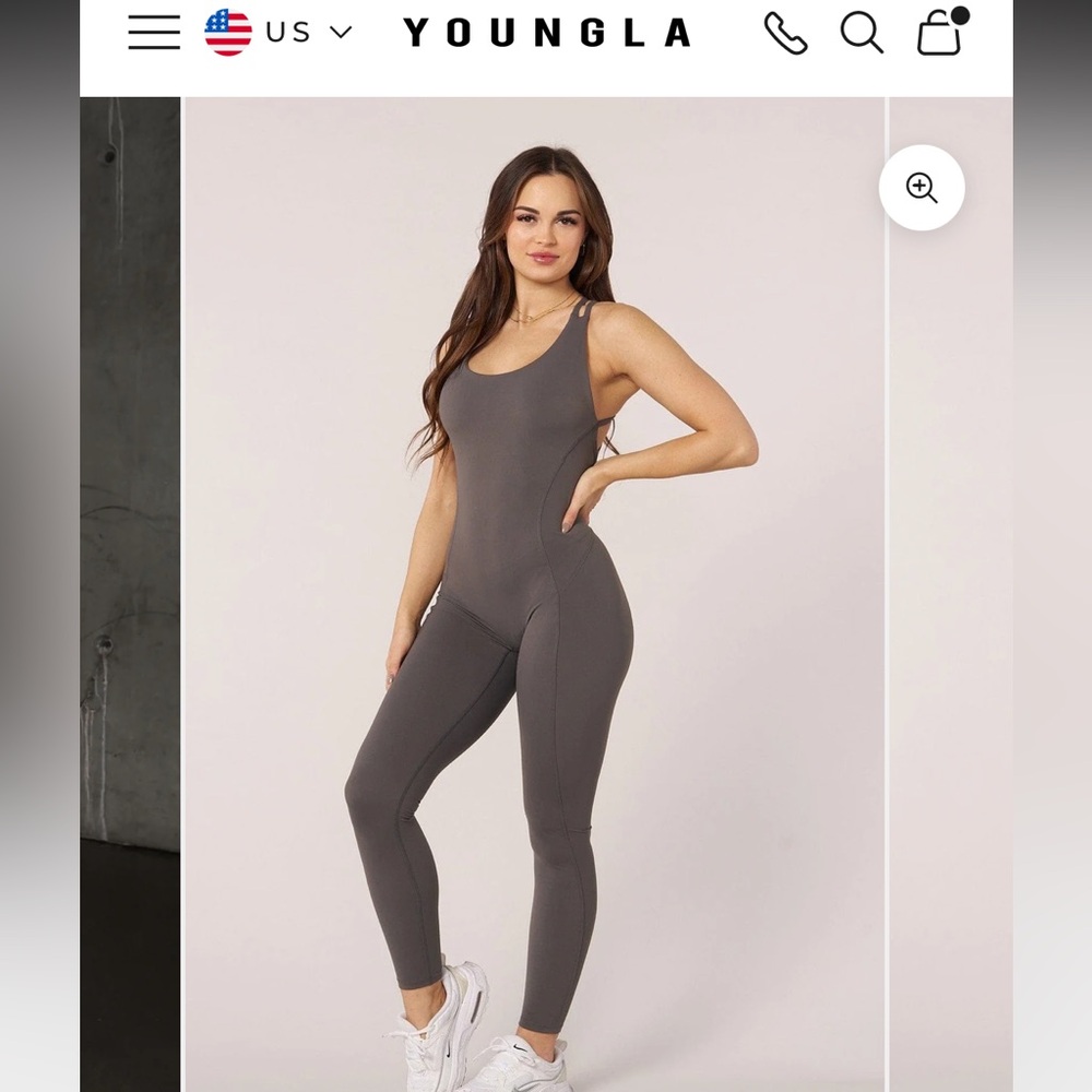 YoungLA gray romper